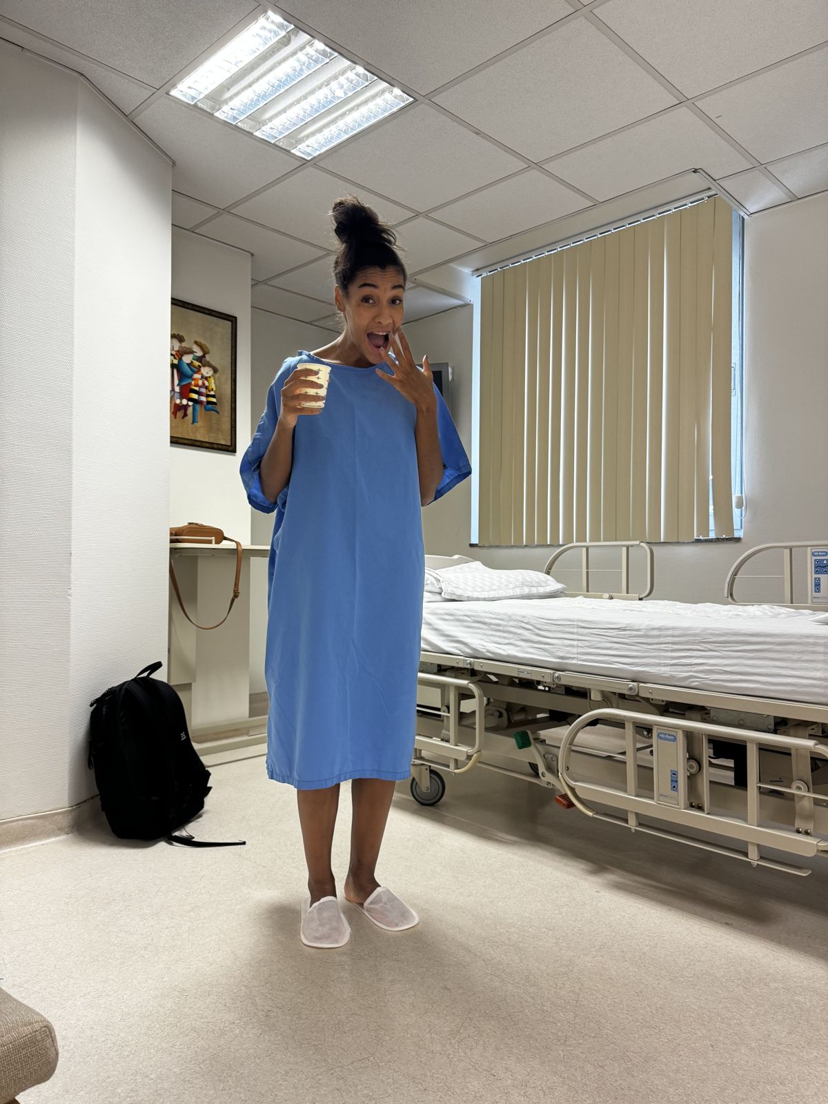 Yasmin in Istanbul, kurz bevor der Embryotransfer stattfand